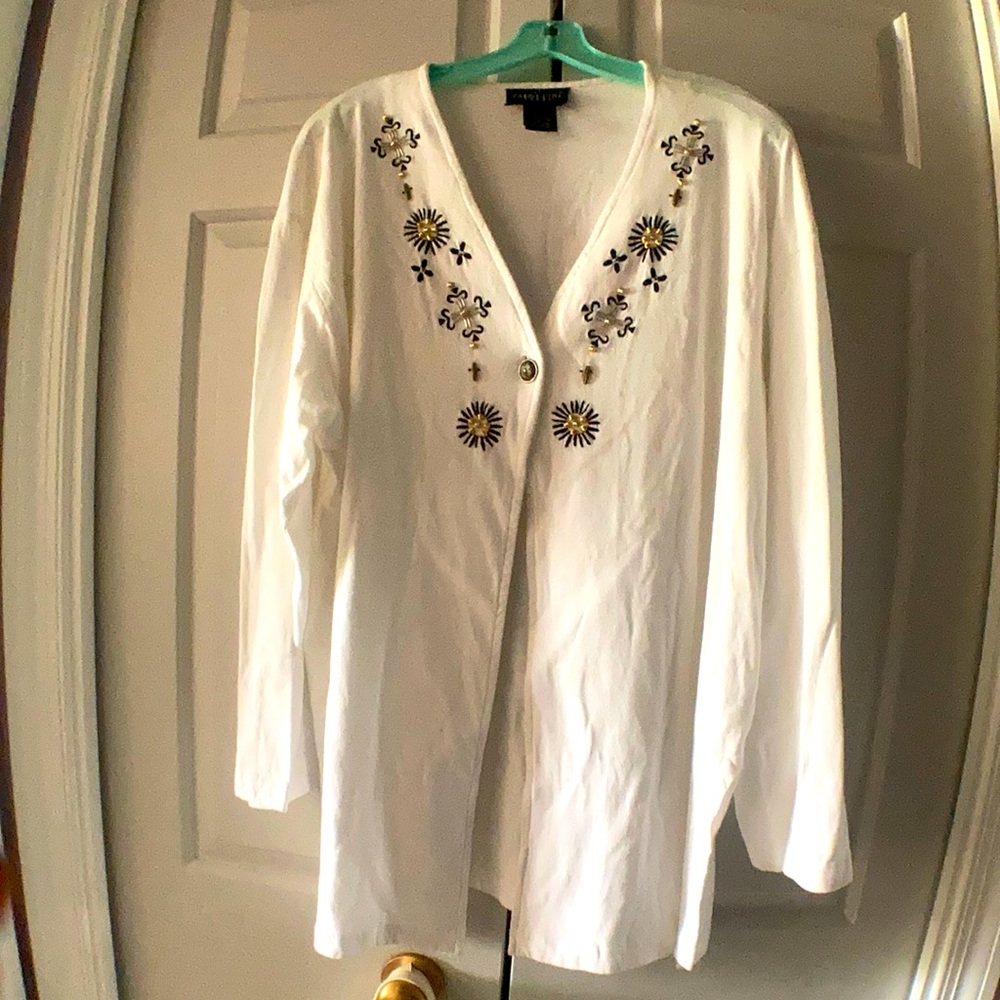 Vintage Carole Little lightweight jacket